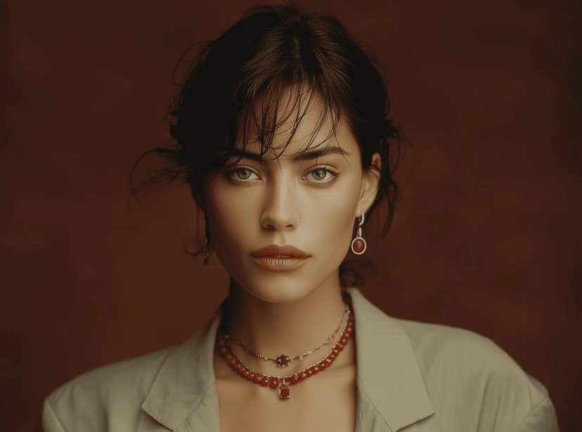 Garnet Aurelia Drops detail 1