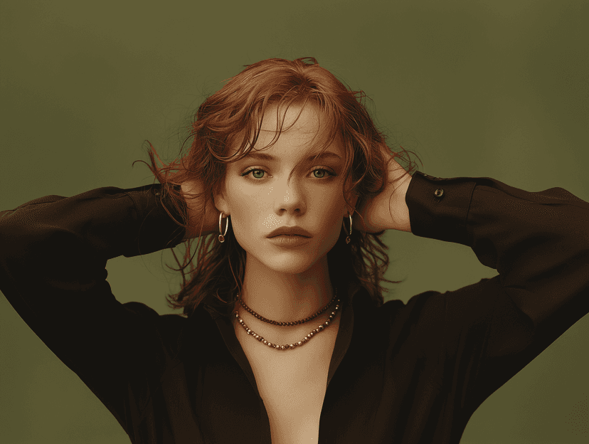 Crimson Drop Hoops detail 1