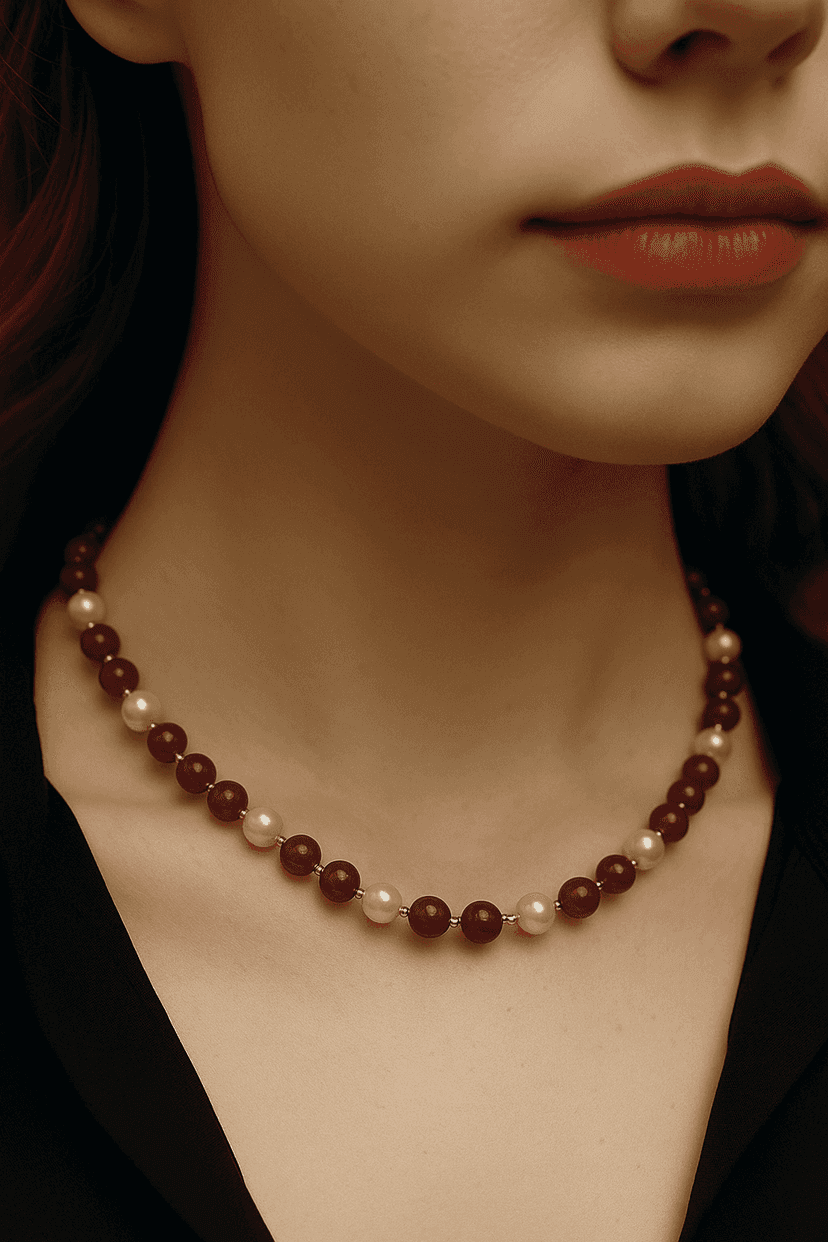 Rosso Pearl Strand detail 2