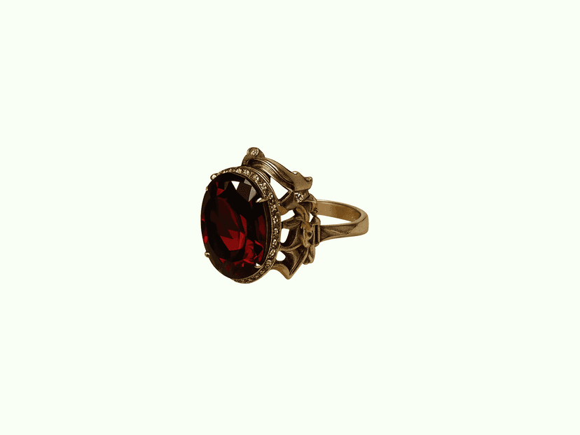 Garnet Sovereign Ring